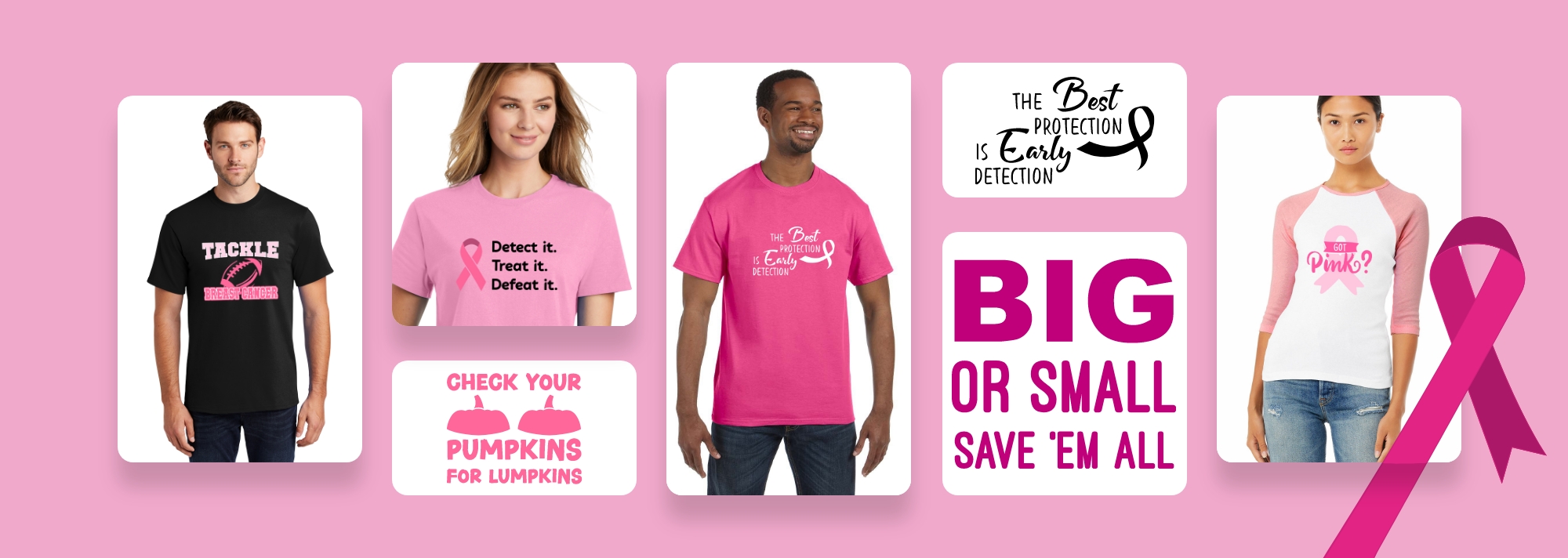 Breast Cancer Awareness Month T-Shirt Design Ideas: Quotes, Sayings & Slogans