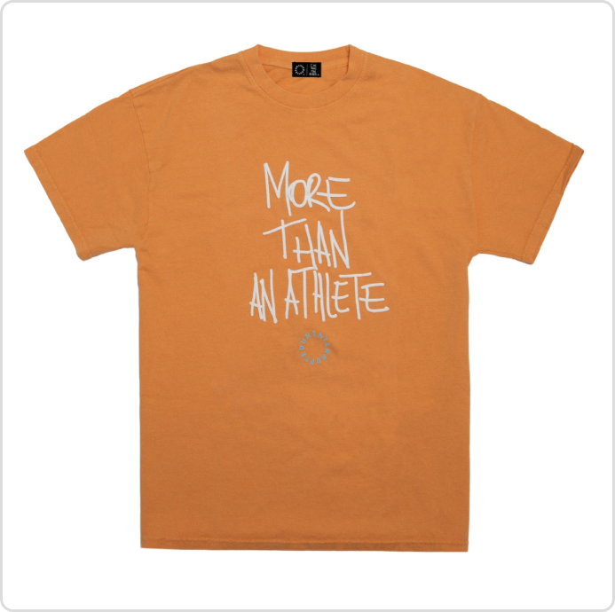 MORE THAN AN ATHLETE TEE CREAMSICLE – Uninterrupted Store