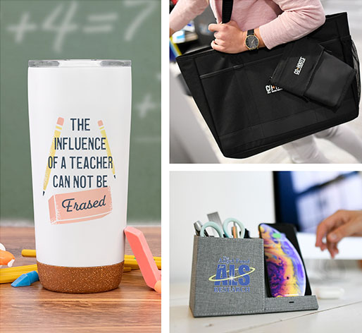 teacher gifts with school logo