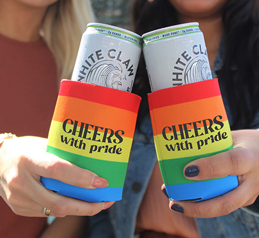 koozies with pride saying