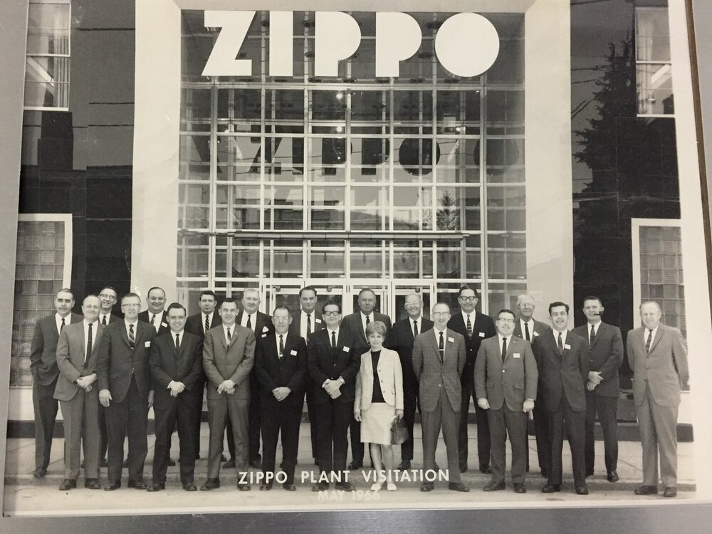 Myrtle at Zippo factory in 1966