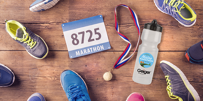 2021 Maine Marathon Water Bottle