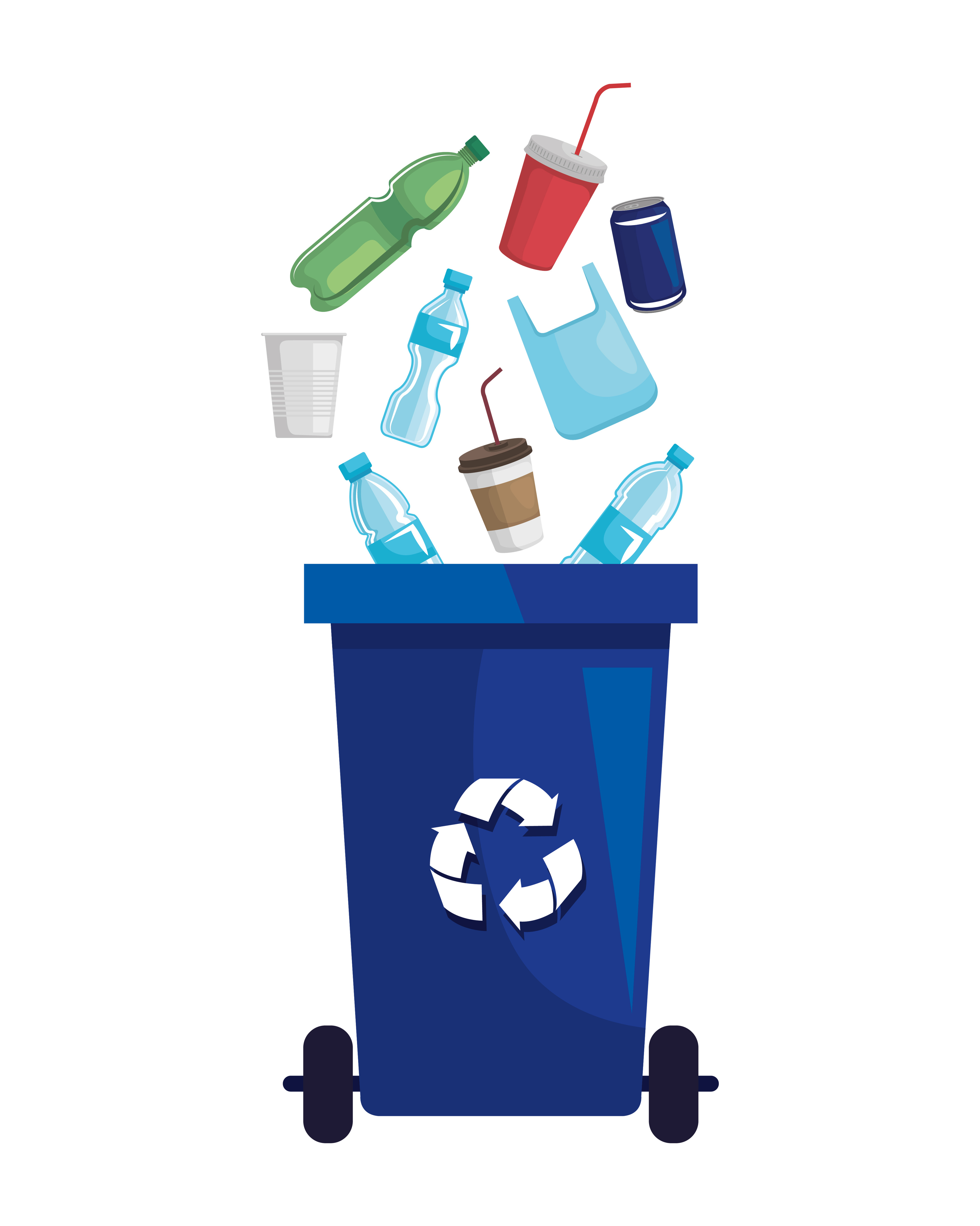 Plastics Recycle Bin